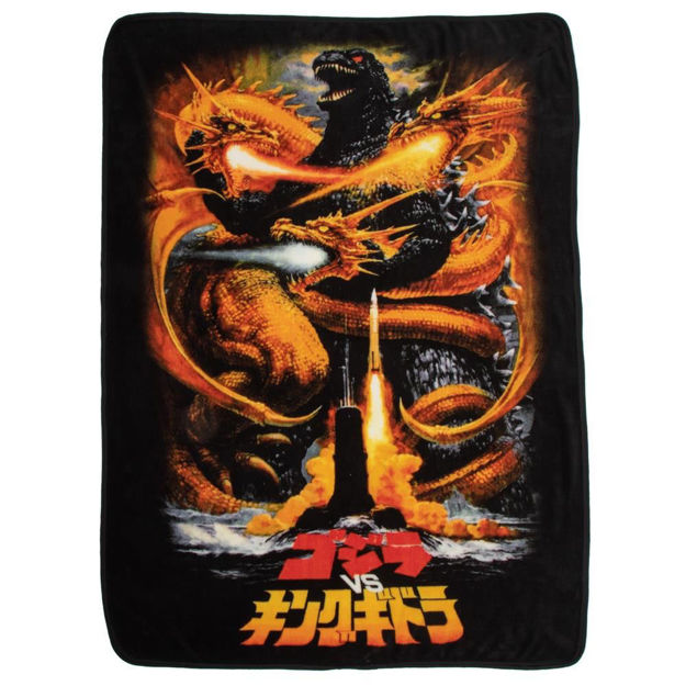 Godzilla Fleece Throw Blanket (H.Flr)